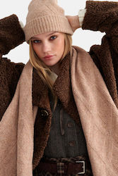 attrattivo Women's Knitted Beanie in Brown