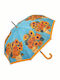 Automatic Compact Yellow Rain Umbrella