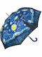 Automatischer Kompakt-Regenschirm Blau