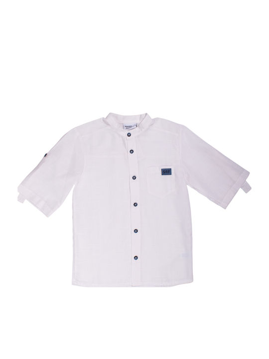 Kids Long-Sleeved Shirt White