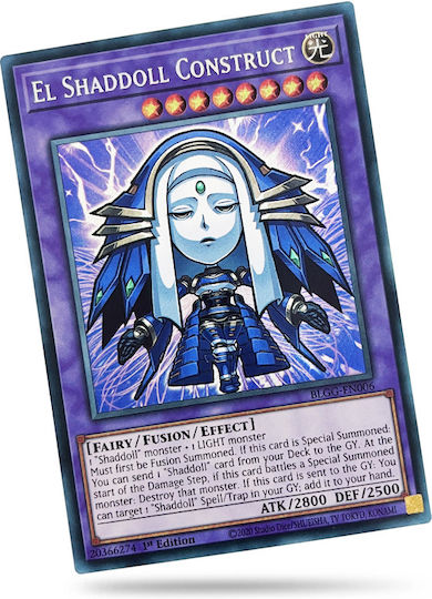 Glorious Gallery El Shaddoll Construct Chibi Artwork Battles of Legend Single Card (EN)