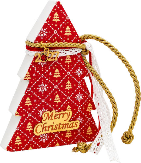 Makwedding Neujahrs-Glücksbringer Bäumchen Rot aus Plexiglas 2027