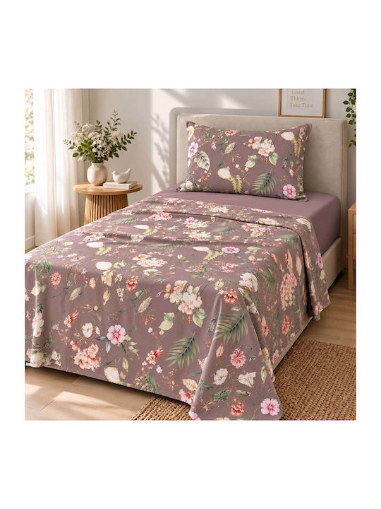 Astron Italy Ortensia Single Bed Sheet Set 175x...