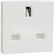 Schneider Electric Unica Single Power Socket White