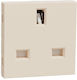 Schneider Electric Unica Single Power Socket Beige