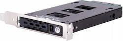 Silverstone 2.5" SAS Hard Drive Enclosure with SATA Connection SST-EXB02 Internal 2.5" Hard Drive Enclosure PCI Slot Silverstone 2.5" SAS Hard Drive Enclosure with SATA Connection SST-EXB02 Internal 2.5" Hard Drive Enclosure PCI Slot
