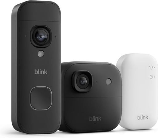 Blink Wireless Doorbell with Camera Wi-Fi Black
