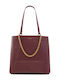 Inaya Women's Burgundy Tote Bag