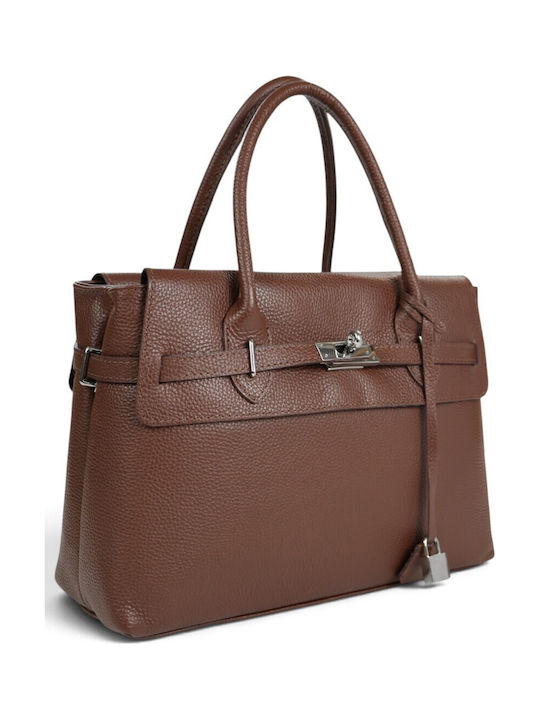 Passaggio Leather Brown Leather Women's Tote Bag