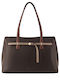 Tayci Women's Brown Multi Tote Bag