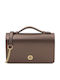 Bronze Leather Women's Clutch