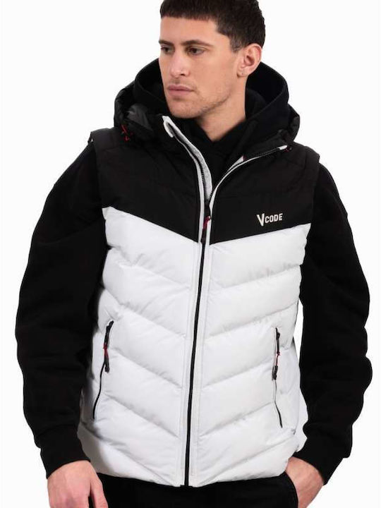 Ice Tech Αμάνικο Μπουφάν Puffer Αντιανεμικό Whi...