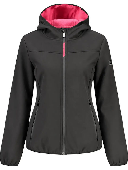 Softshell Women's Jacket Black/Pink