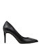 Black Leather Heels