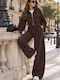 Brown Tracksuit Set