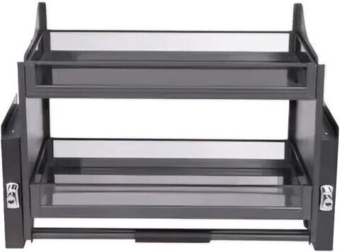 Finetto Hanging Metal Shelf Grey