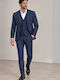 Мъжки Младоженски Костюм Тъмносин