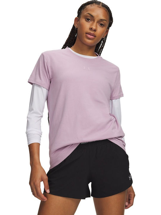 Under Armour Women's Pink T-shirt