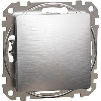 Schneider Electric Recessed Wall Switch Without Frame Silver