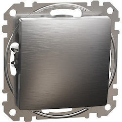 Schneider Electric Recessed Wall Switch Without Frame Medium Silver Schneider Electric Recessed Wall Switch Without Frame Medium Silver