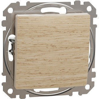 Schneider Electric Recessed Wall Switch Without Frame Medium Beige