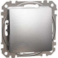 Schneider Electric Recessed Wall Switch Without Frame Silver Schneider Electric Recessed Wall Switch Without Frame Silver