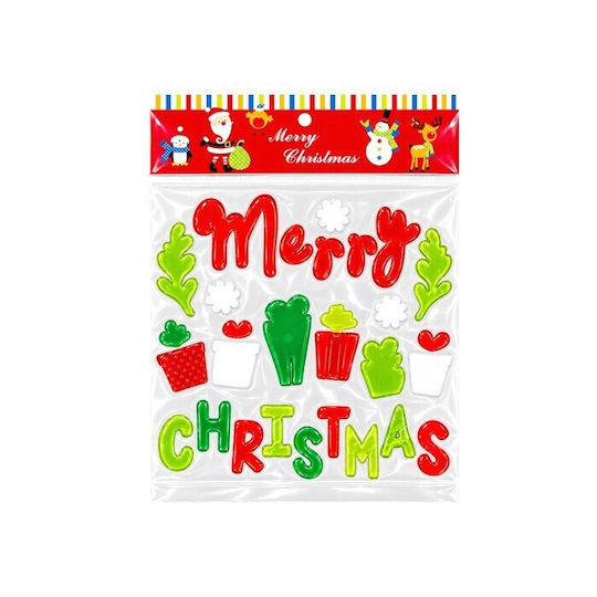 Festive Xmas Window Stickers 20x19.5cm Merry Christmas Gifts