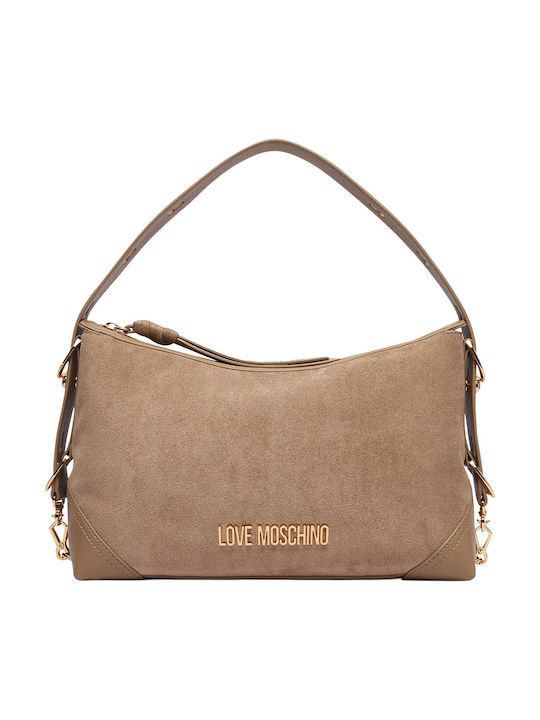 Moschino Γυναικεία Τσάντα Ώμου Sabbia