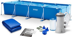 Intex Piscină din PVC cu Cadru Metalic 450x220x84 cm Intex Piscină din PVC cu Cadru Metalic 450x220x84 cm