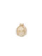 Philio Handmade Tabletop Pomegranate Lucky Charm Beige Ceramic 2027 10.5x10.5cm