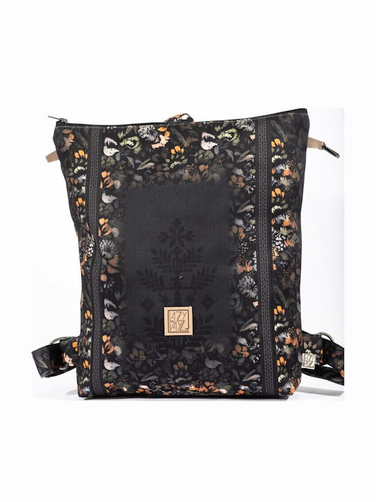 Lazydayz Multicolour Leather Women’s Backpack