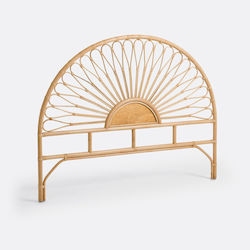 La Redoute Interieurs Табла за легло от ракита, бежова, 127 × 120 см La Redoute Interieurs Табла за легло от ракита, бежова, 127 × 120 см