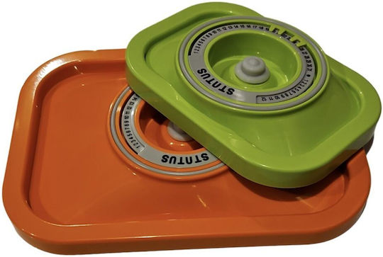 Status Deckel für Glas-Vakuumdosen Orange