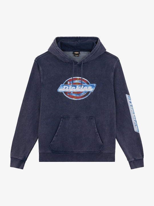 Dickies Φούτερ με Κουκούλα Navy Blue
