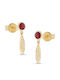 Velegrakis Women's Earrings 14K Gold Ge0212
