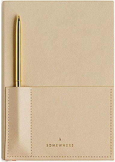Notizbuch B5 Liniert mit Stifthalter Rosa
