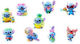 YuMe Toys Lilo & Stitch Mini (σετ 8 Τεμαχίων)