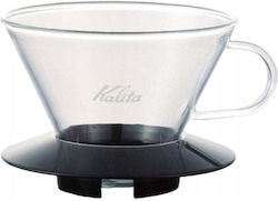Kalita Стъклен капкомер за кафе в кафяво Kalita Стъклен капкомер за кафе в кафяво