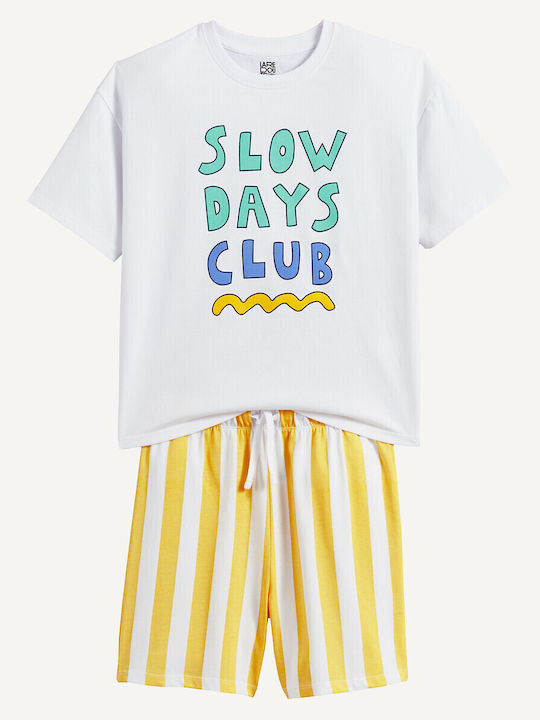 La Redoute Collections Pijama Albă pentru Copii