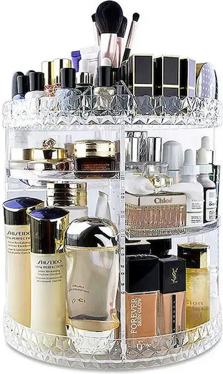 Verk Group Drehbarer Kosmetik-Organizer Mit Ebenen Transparent 28x21,5 cm Verk Group Drehbarer Kosmetik-Organizer Mit Ebenen Transparent 28x21,5 cm