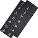 Martes Pilatesmatte Schwarz (183 x 61 x 0,3 cm)