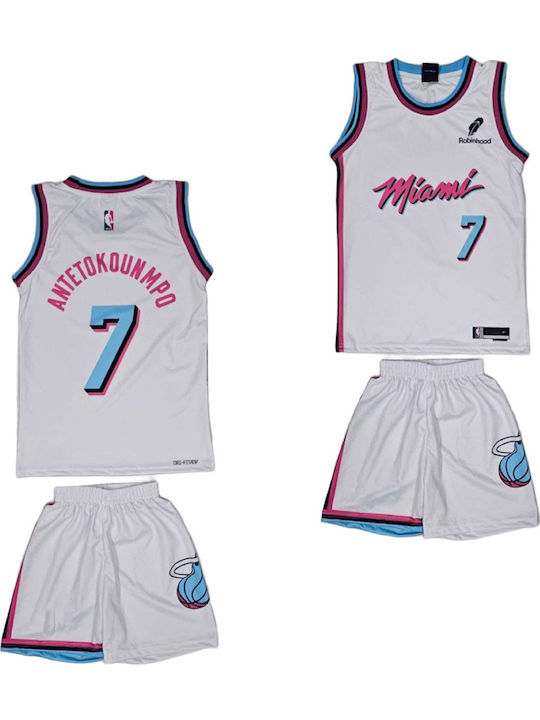Παιδικό Σετ Μπάσκετ Nba Antetokounmpo Miami Heat “vice Swingman” 2026-2027 Λευκή Balón De Oro Λευκό Unisex Παιδικά Bj100 Παιδικό Σετ Μπάσκετ Nba Antetokounmpo Miami Heat “vice Swingman” 2026-2027 Λευκή Balón De Oro Λευκό Unisex Παιδικά Bj100