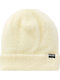 Women's Knitted Beanie in Ecru