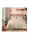 Cokitex Aspen Pink Winter Pleasure Super-Double Fitted Bed Sheet Set 175x200+35cm Pink (4 pcs)