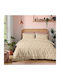 Cokitex Celine Apricot Winter Pleasure Single Bed Sheet Set 170x270cm Apricot (3 Pieces)