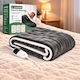 Kraft World TKSH-1 Grey Single Washable Electric Blanket Grey 140W 150x80cm