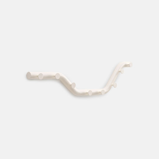 La Redoute Interieurs Beige Metal Wall Hanger With 8 Hooks 96x25x9.5cm