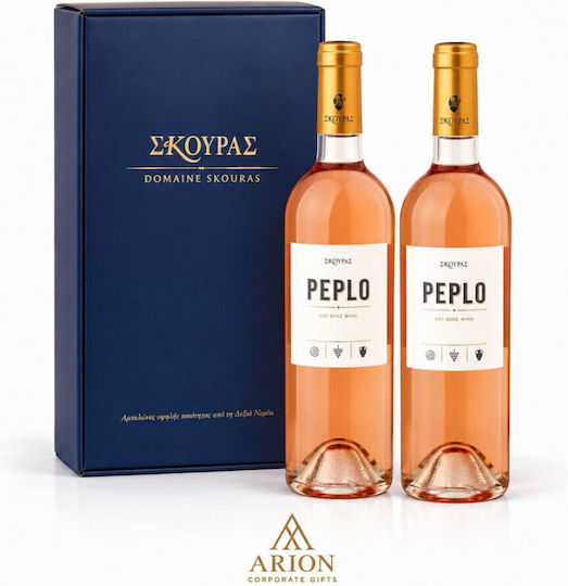Skouras Wein Peplo Rosé Trocken 750 ml 2 Stück