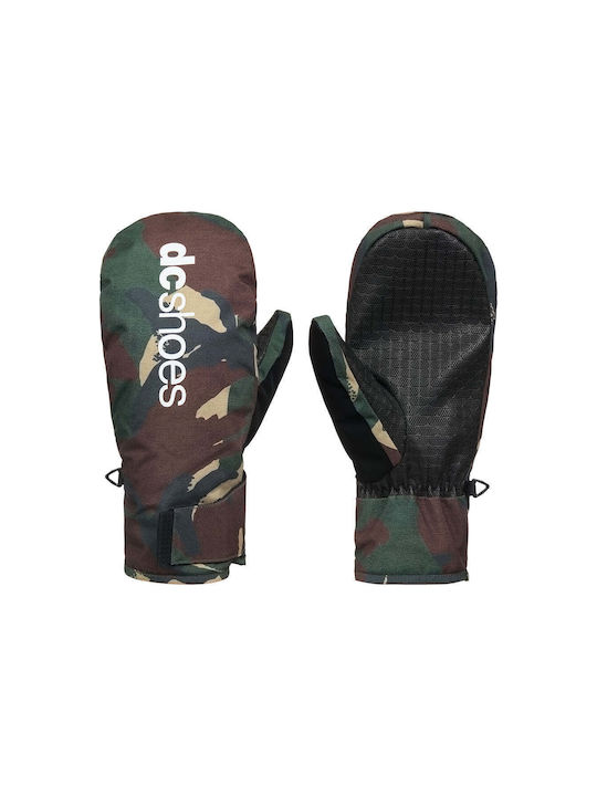 DC Mittens Ανδρικά Γάντια Σκι & Snowboard Καφέ
