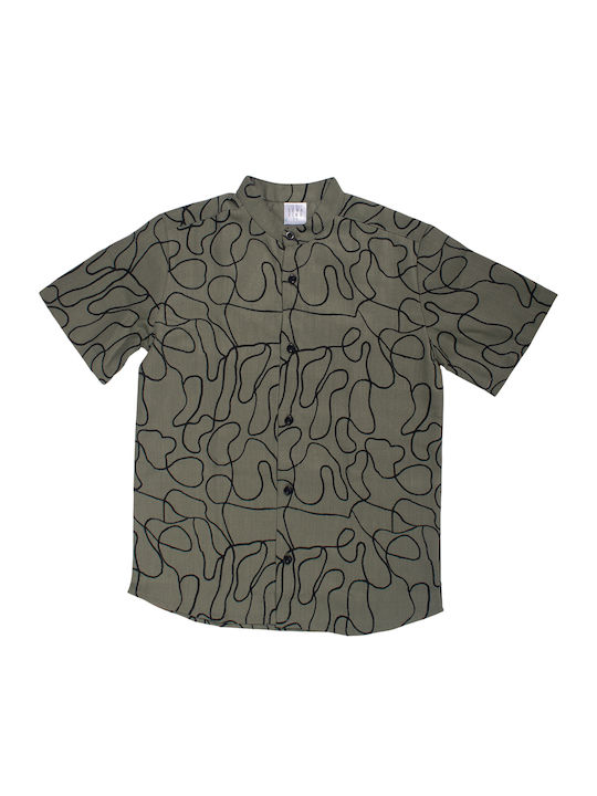 Kids Long-Sleeved Shirt Olive